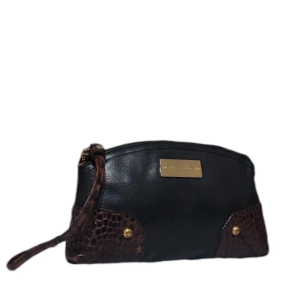 Brahmin Pecan Embossed Leather Wristlet Clutch - Picture 3 of 8